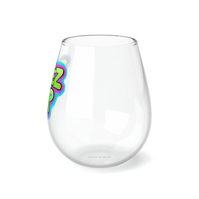 PetezPop Stemless Wine Glass, 11.75oz #0001