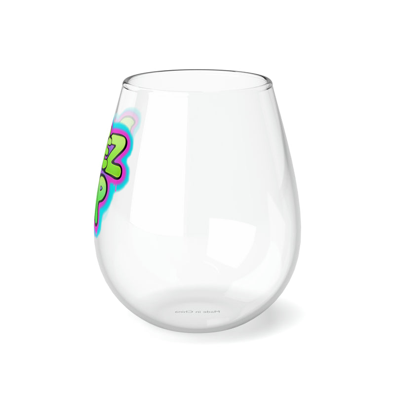 PetezPop Stemless Wine Glass, 11.75oz 