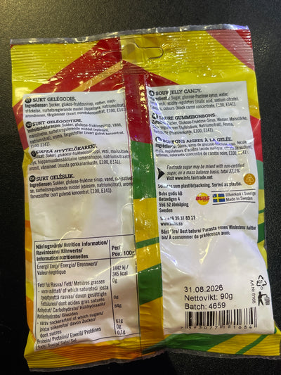 Raspberry and lemon goody bubs,Sweden