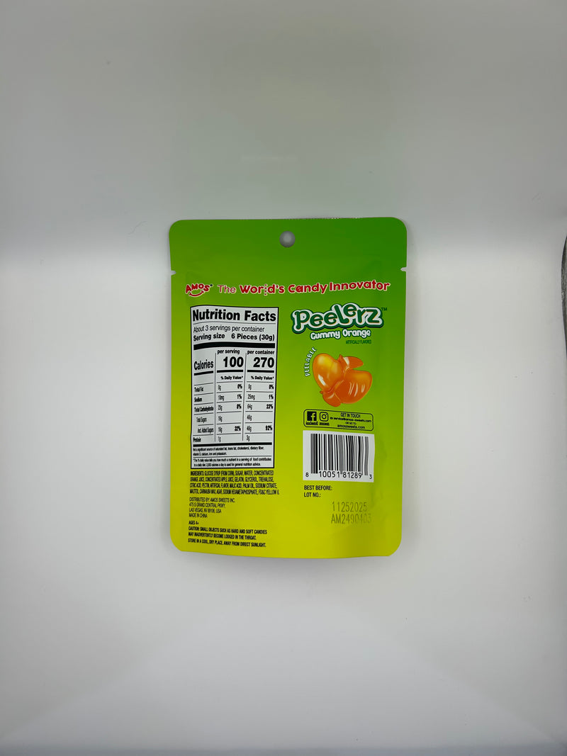 Amos Peelers Gummy Orange