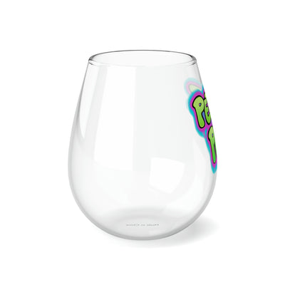 PetezPop Stemless Wine Glass, 11.75oz #0001